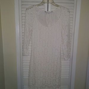Trina Turk - White Crochet Lace Dress